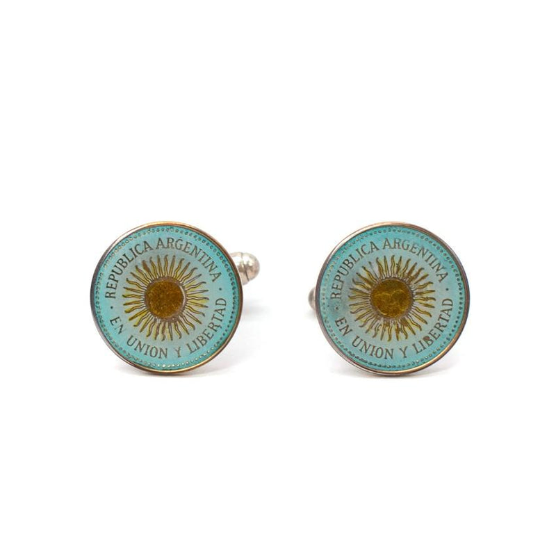 Benson & Clegg Republica Argentina Coin Cufflinks