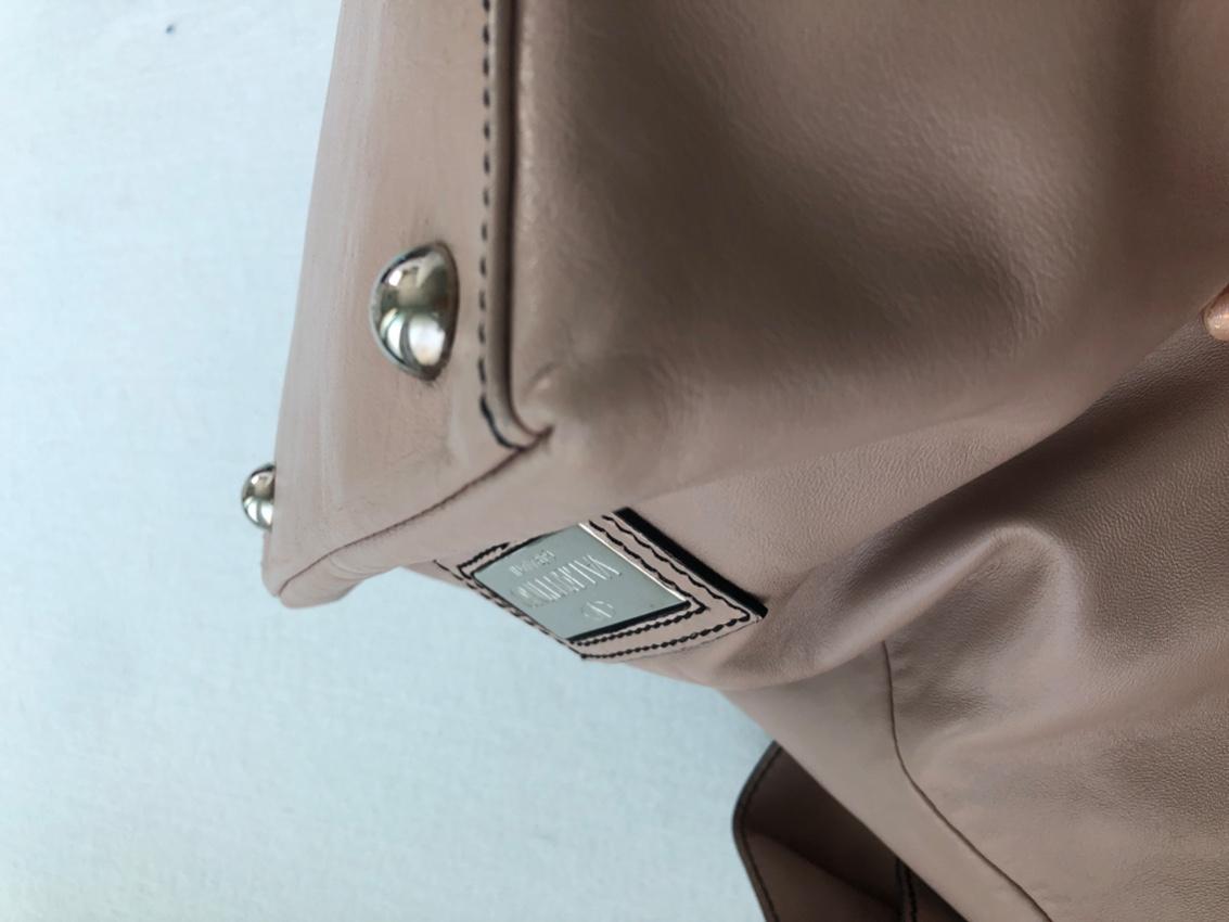 Valentino Pink Nappa Leather Bow Embellished Tote