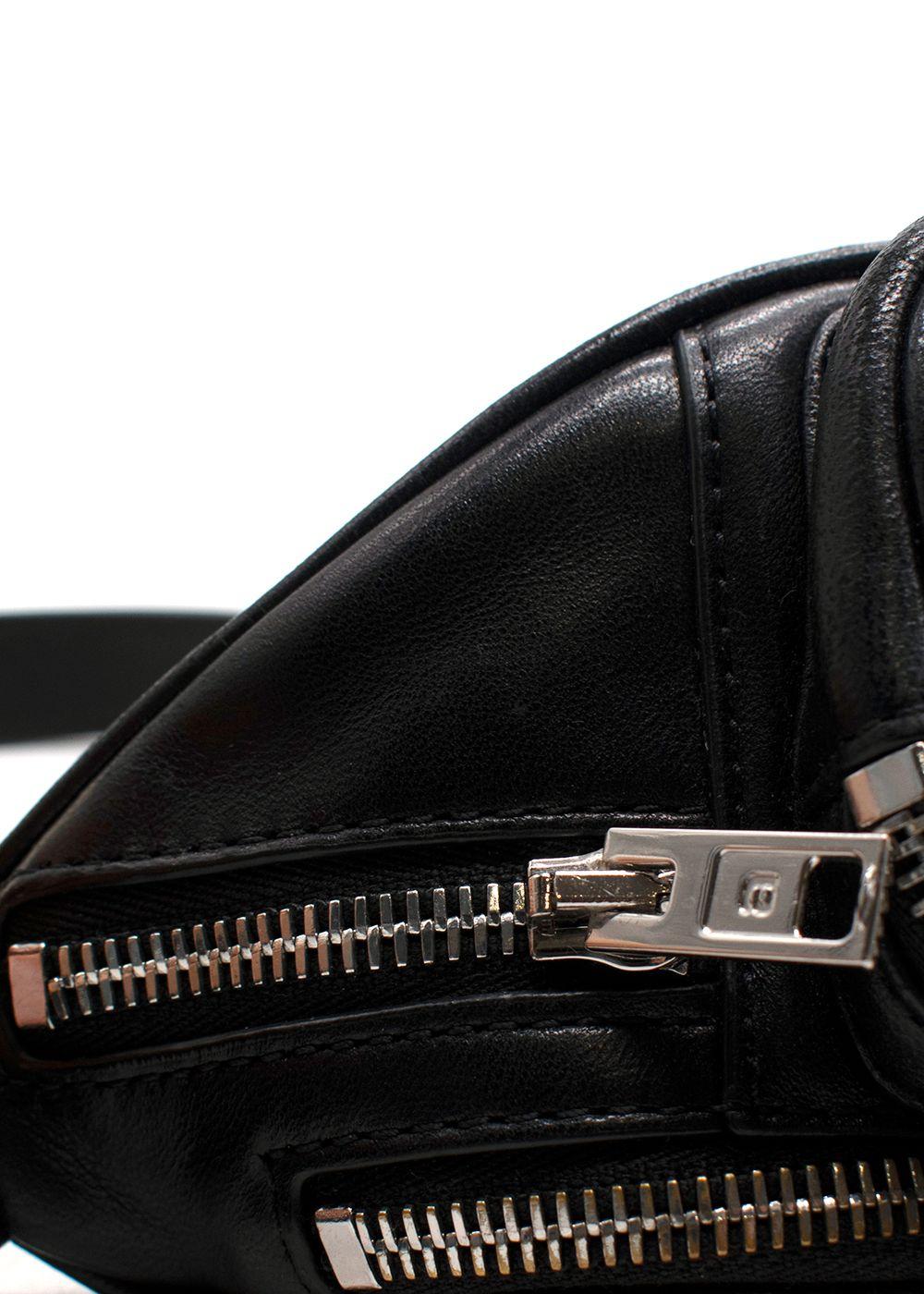 Alexander Wang Black Leather Mini Bum Bag