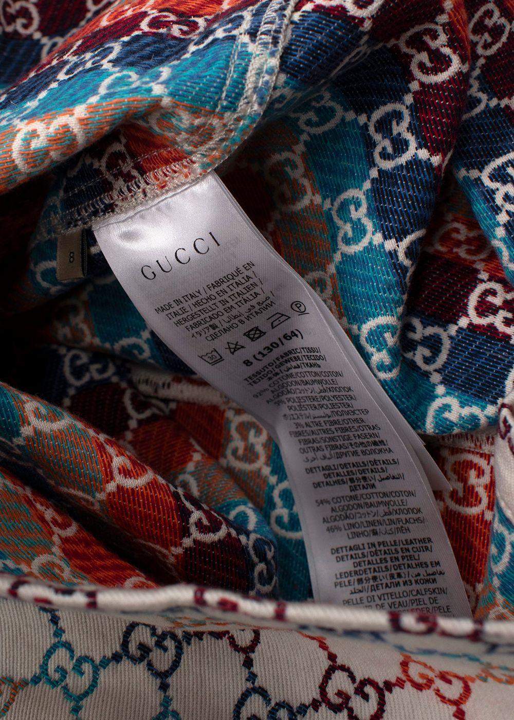 Gucci Kids Multi-coloured Jacquard Dress