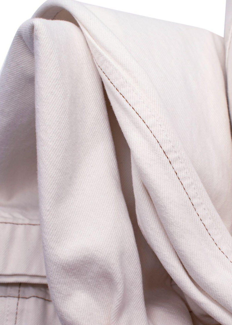 Frame Ecru 'Le Italien' White Denim Jeans