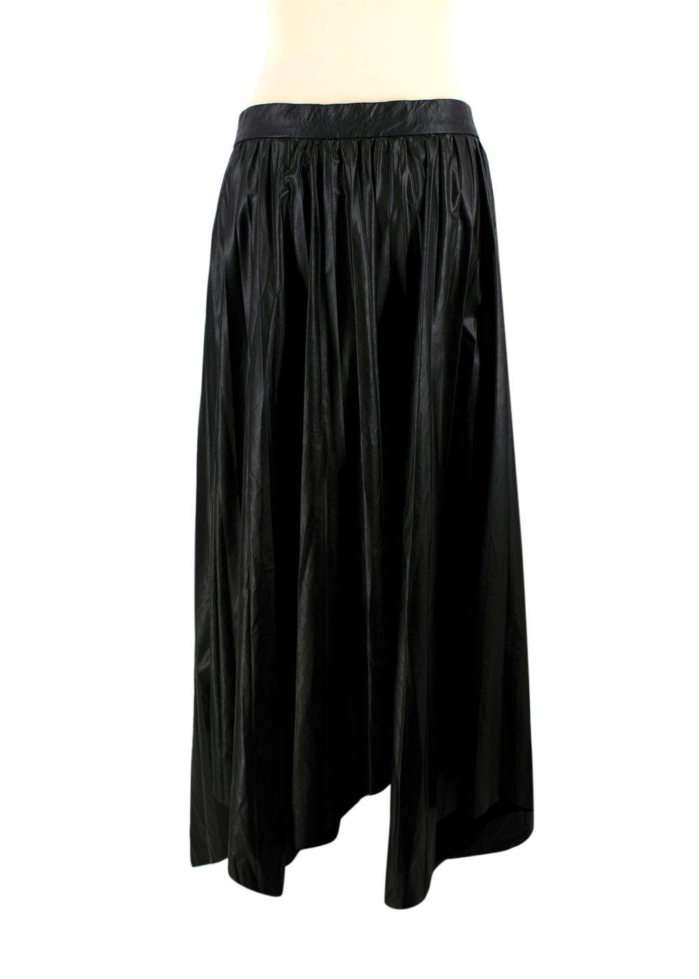Isabel Marant Black Davies Asymmetric Skirt