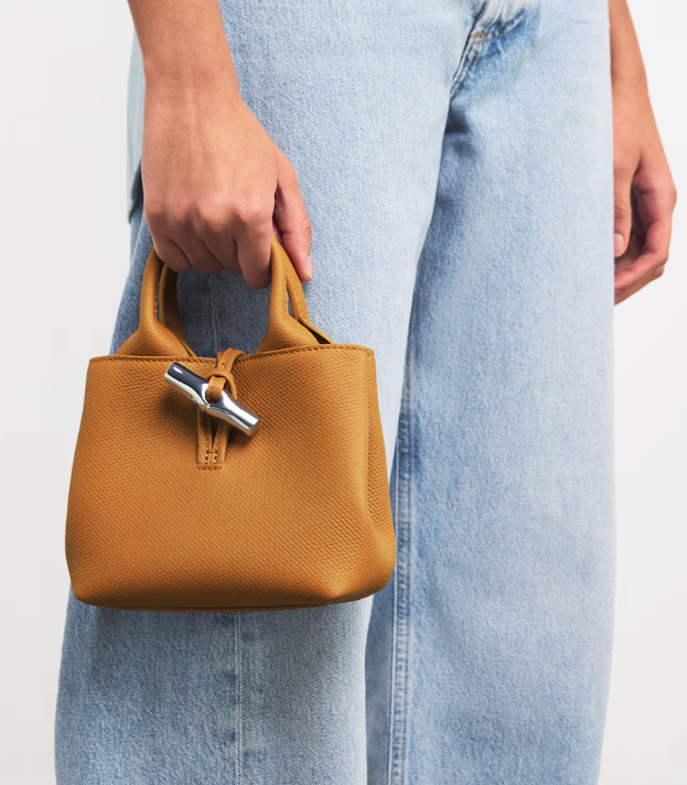 Longchamp Extra Small Leather Le Roseau Top-Handle Bag
