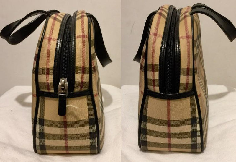 Burberry Vintage Nova Check Coated Canvas Tote