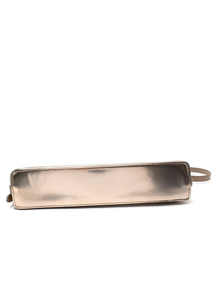 Brunello Cucinelli Bronze Metallic Shoulder Bag