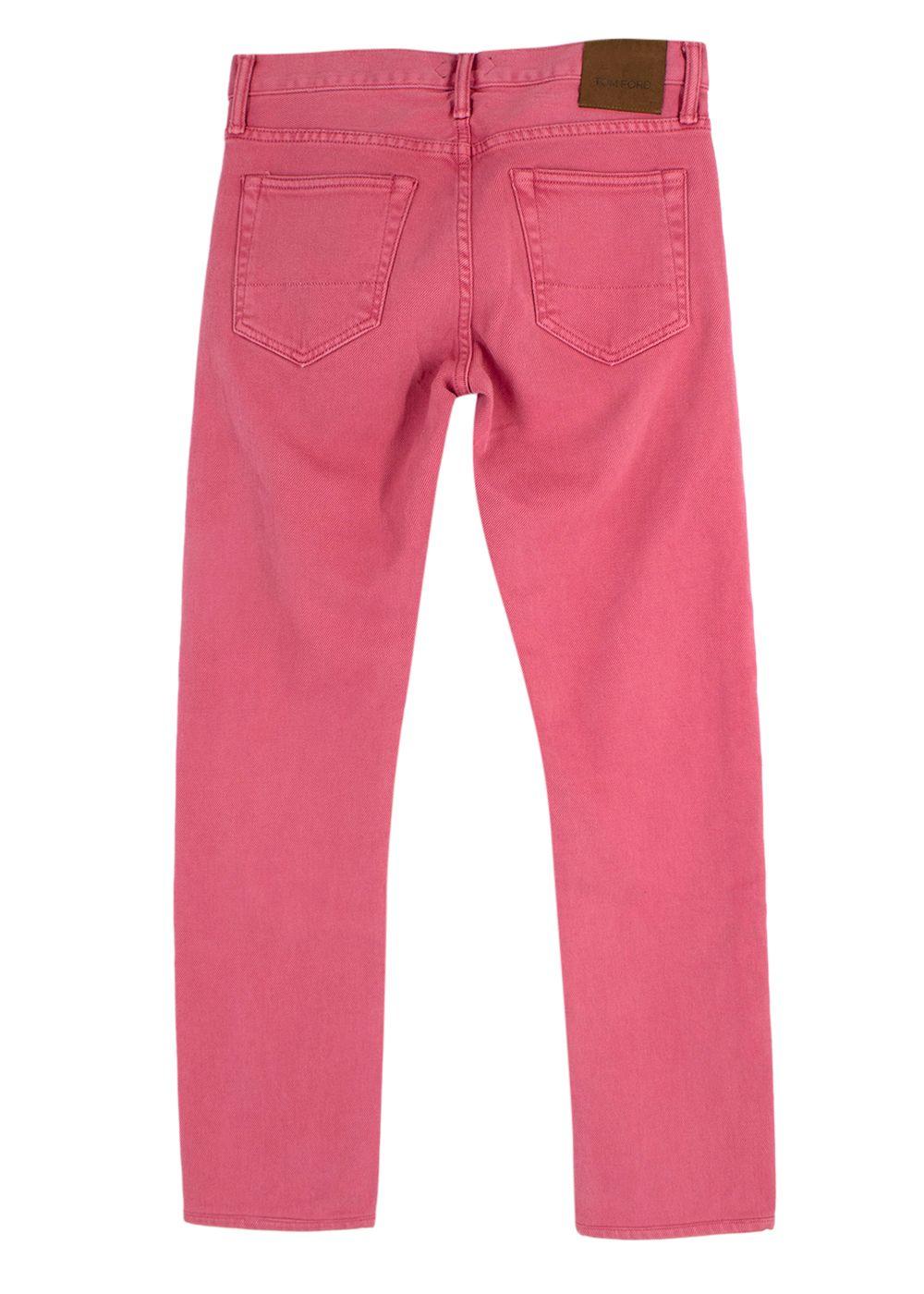Tom Ford Pink Denim Slim Fit Jeans