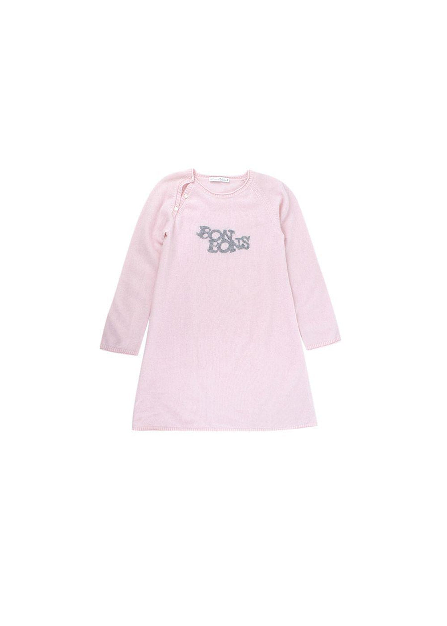 Bons Bonis Pink Cashmere Dress