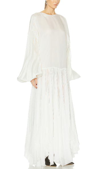 Khaite Valli Layered Silk Dress