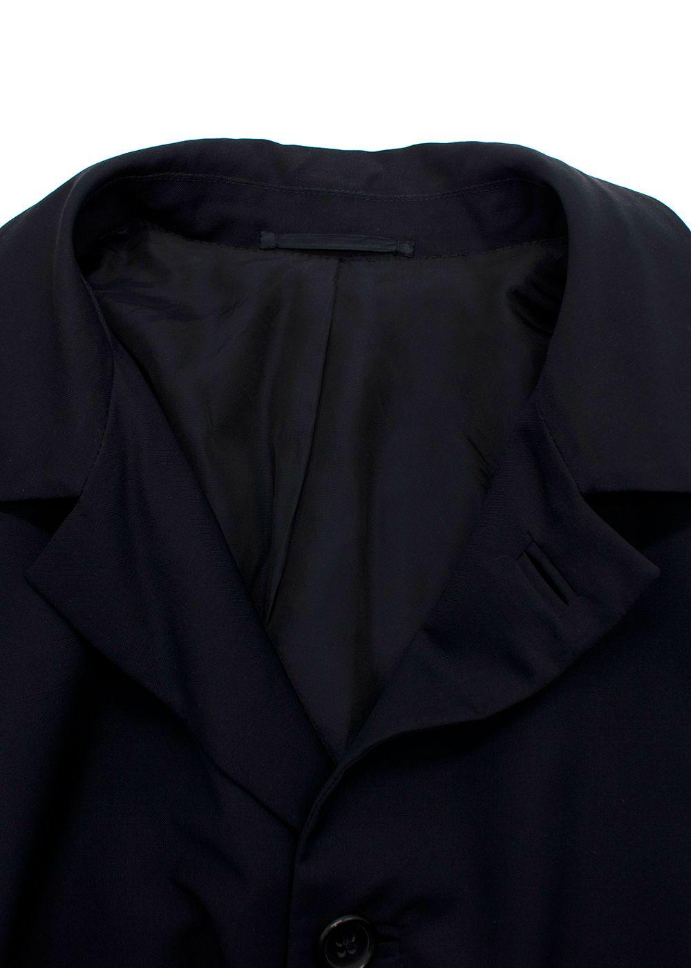 Jil Sander Navy Lightweight Trench Coat