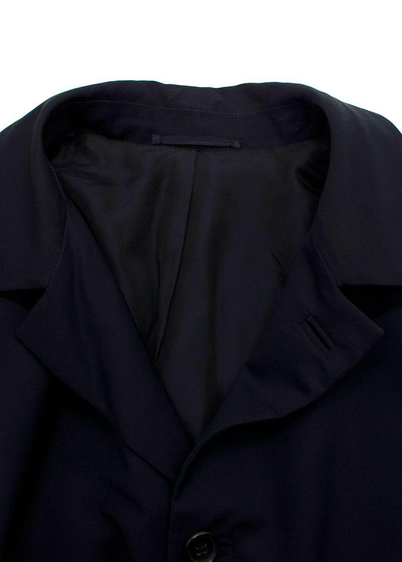 Jil Sander Navy Lightweight Trench Coat