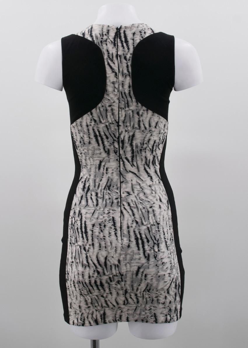 Parker Black Pattern Bodycon Dress