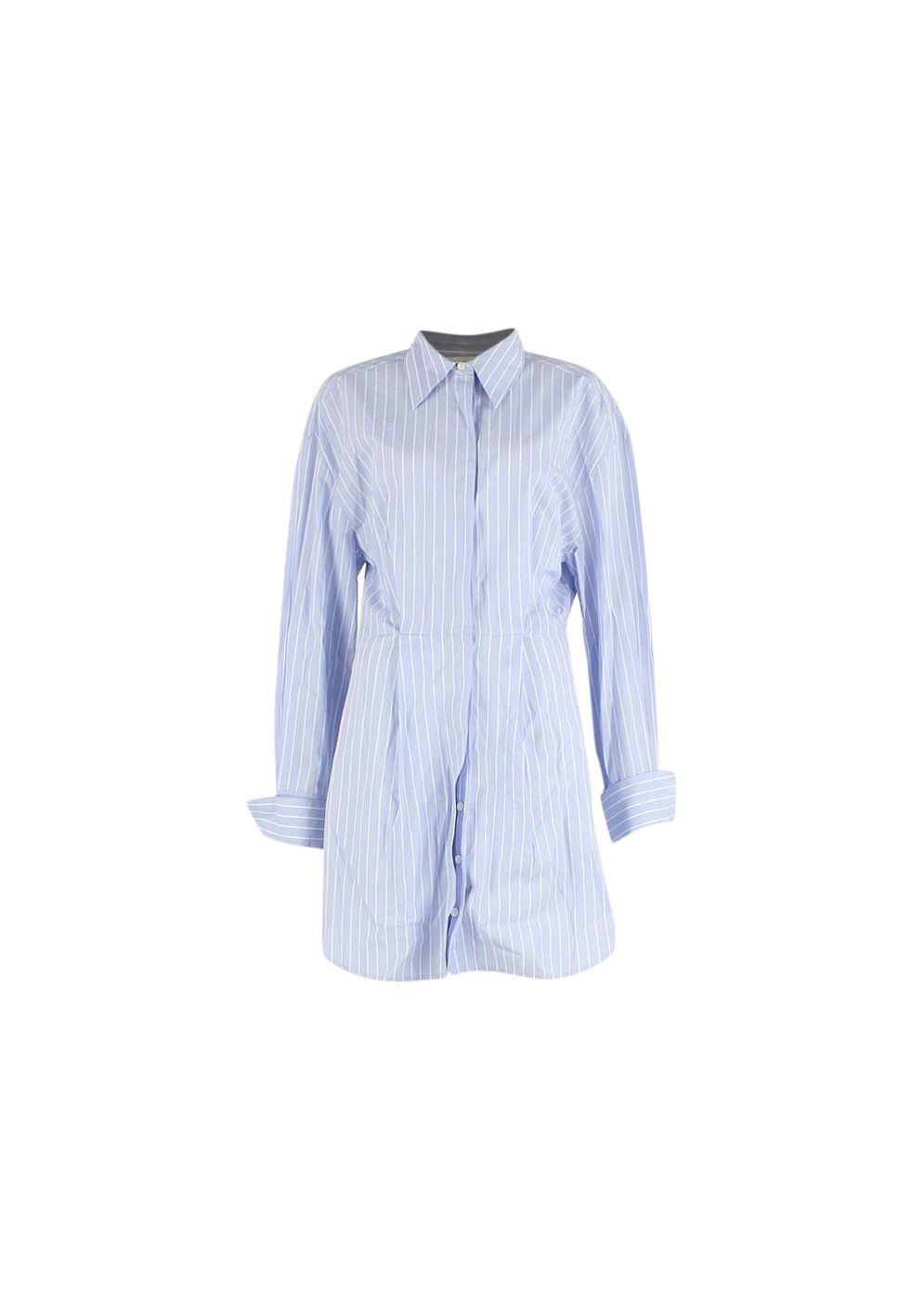 Striped Cotton Shirt Dress