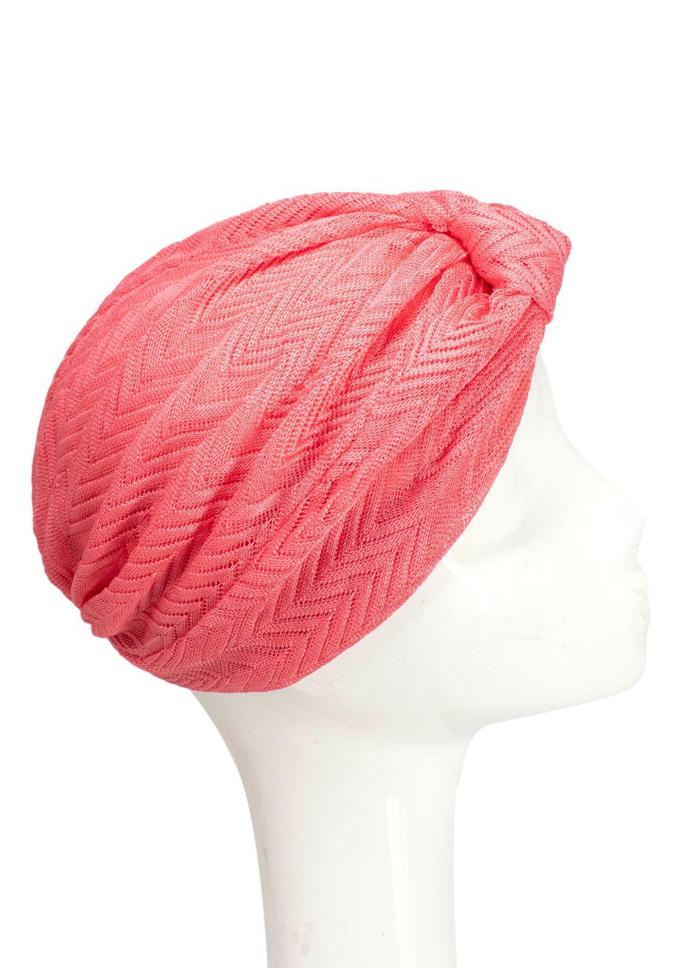 Missoni Coral Knit Turban