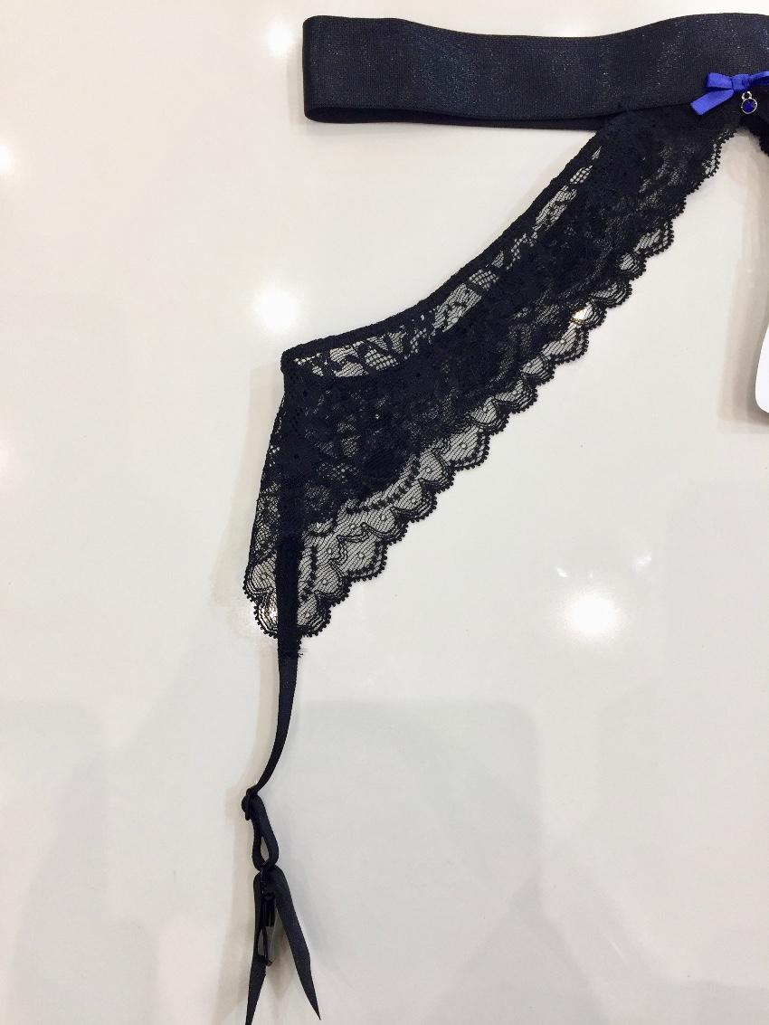 Aubade Paris Leavers Lace Suspender Belt