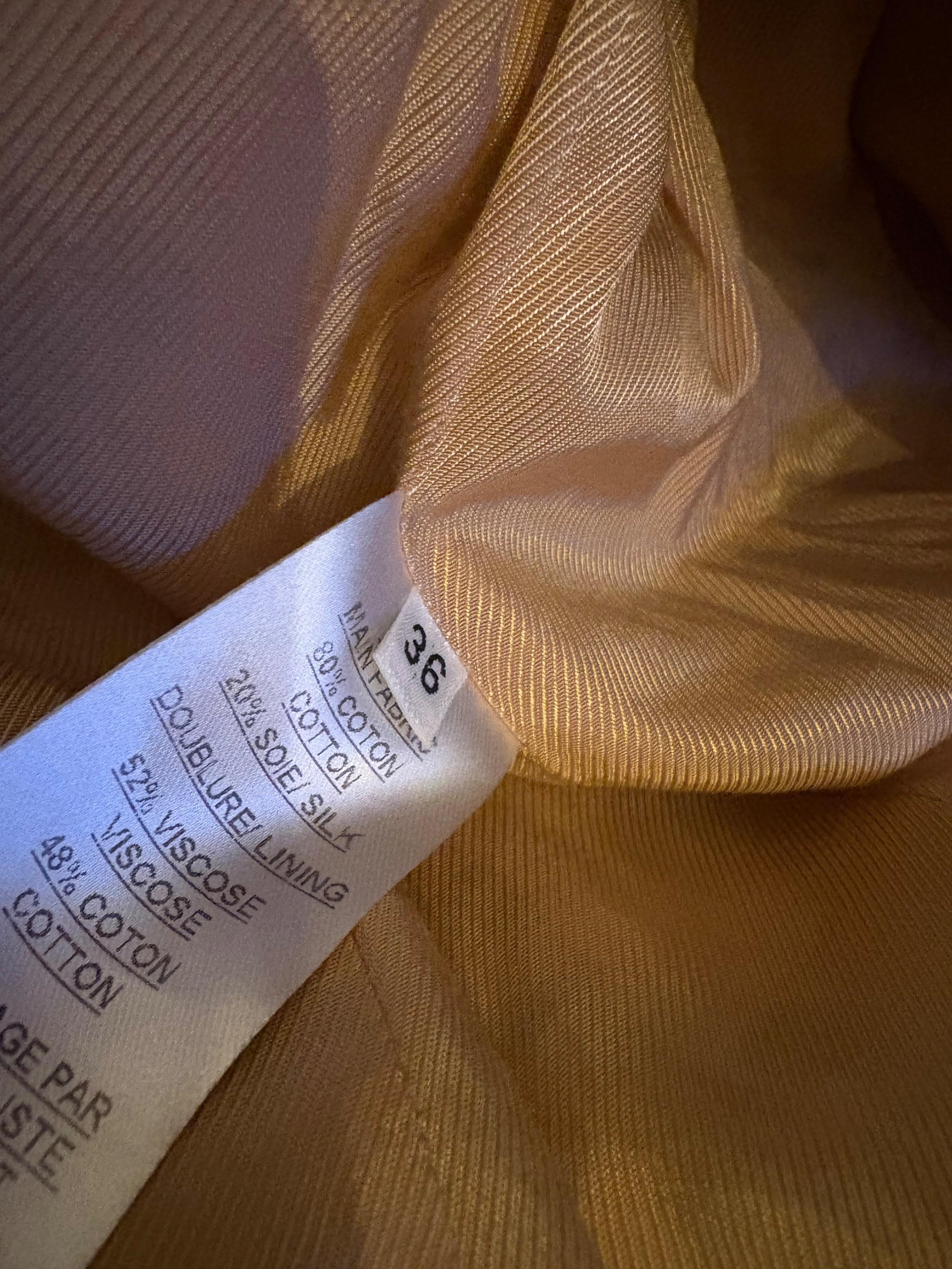 Balmain Silk/Cotton Double Breasted Blazer