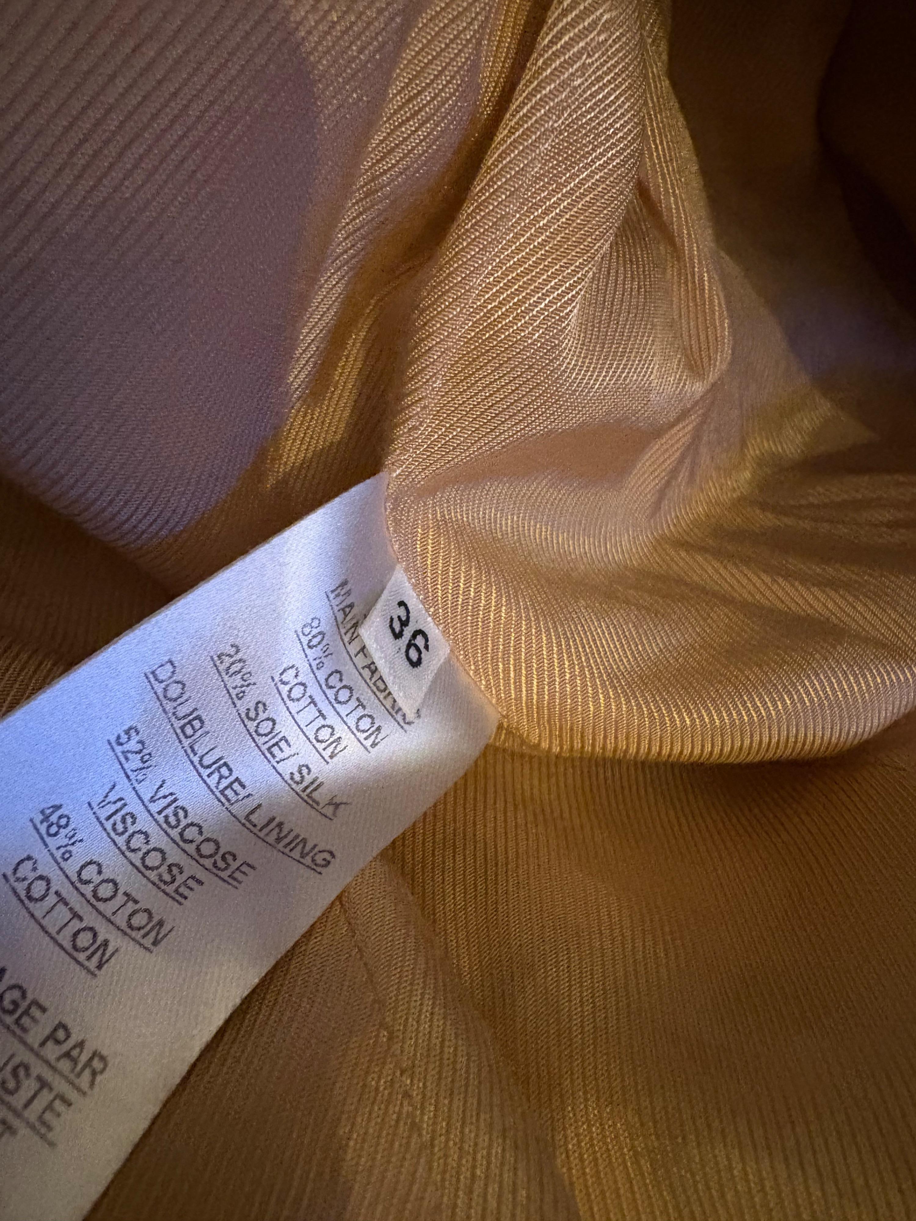 Balmain Silk/Cotton Double Breasted Blazer
