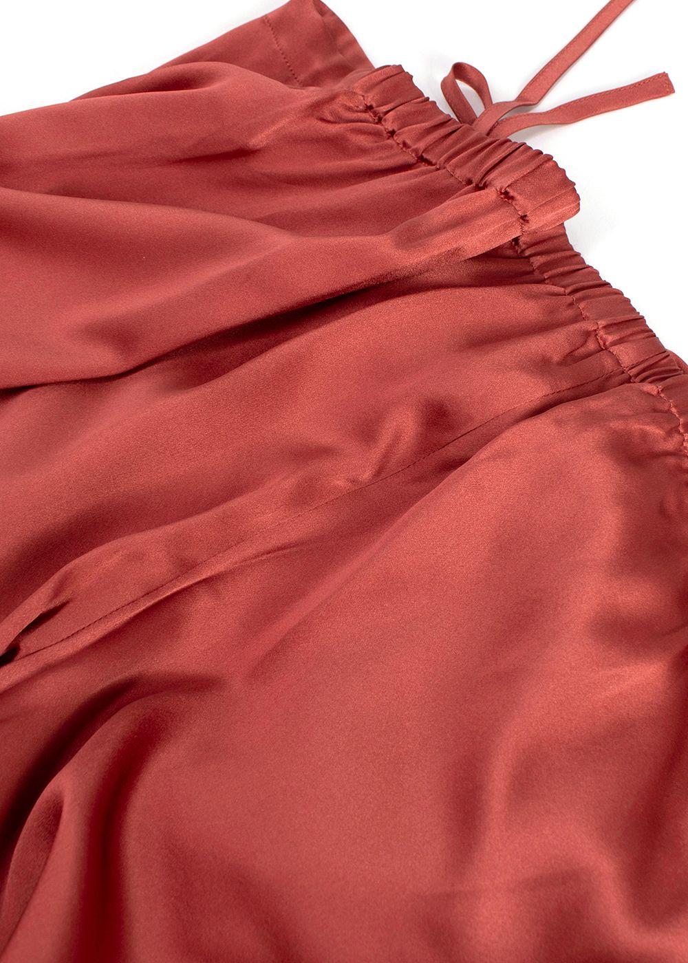 La Perla Rose Silk Long Pyjamas