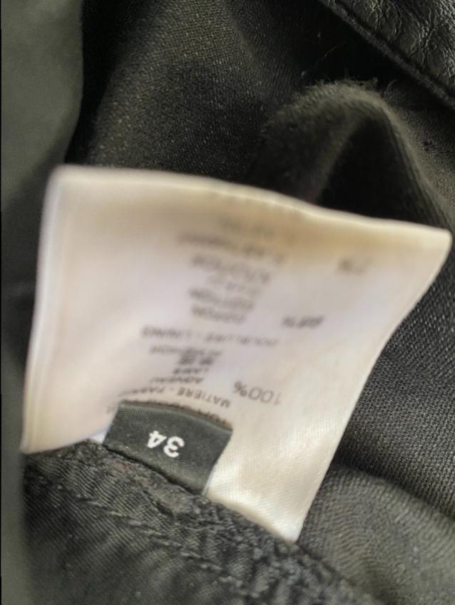 Givenchy Black Leather Biker Pants