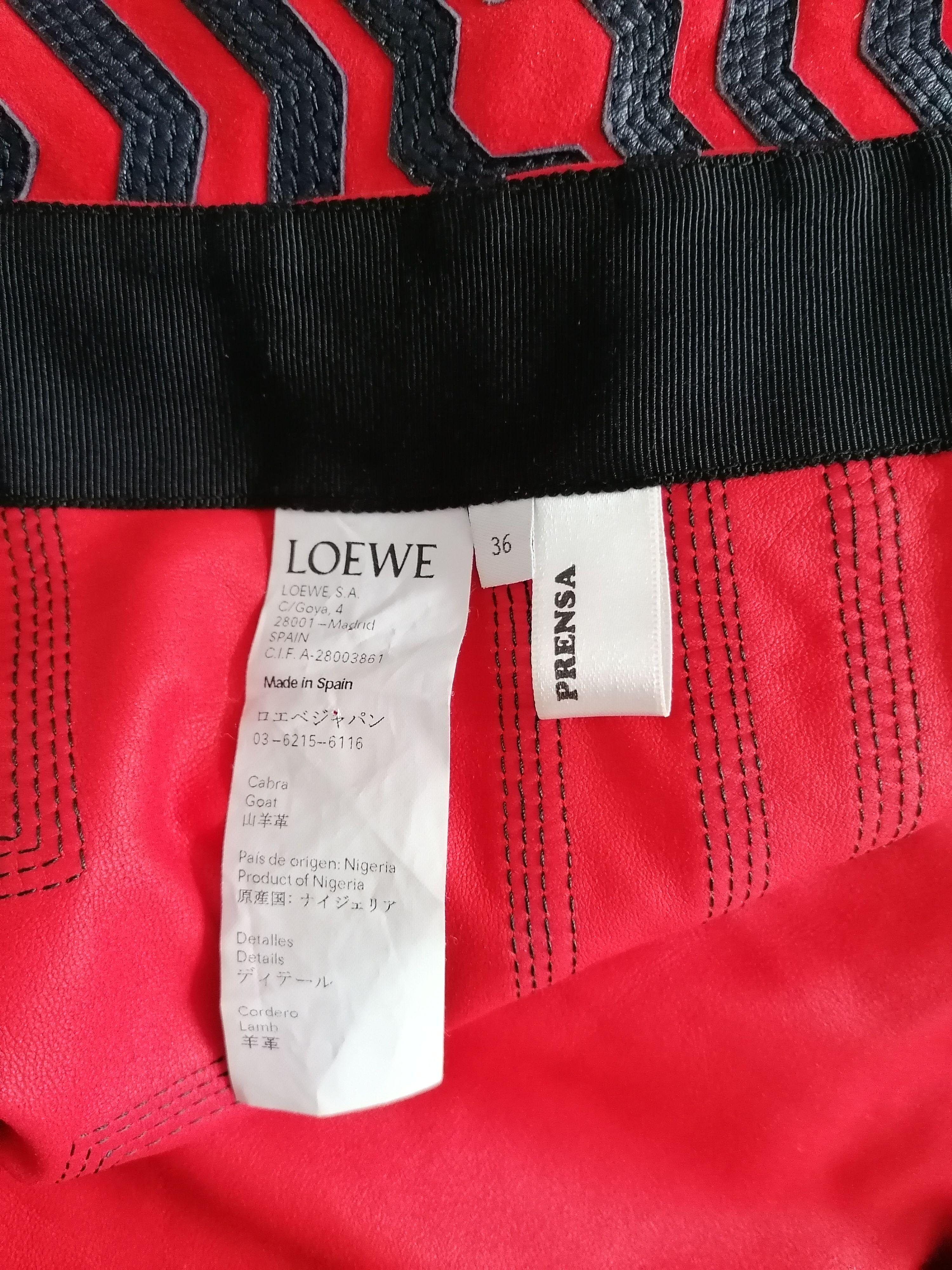 Red Suede Cyborg Mini Skirt