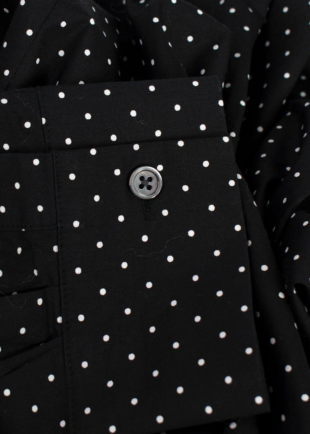 Michael Kors Black Polka Dot Wrap Front Dance Dress