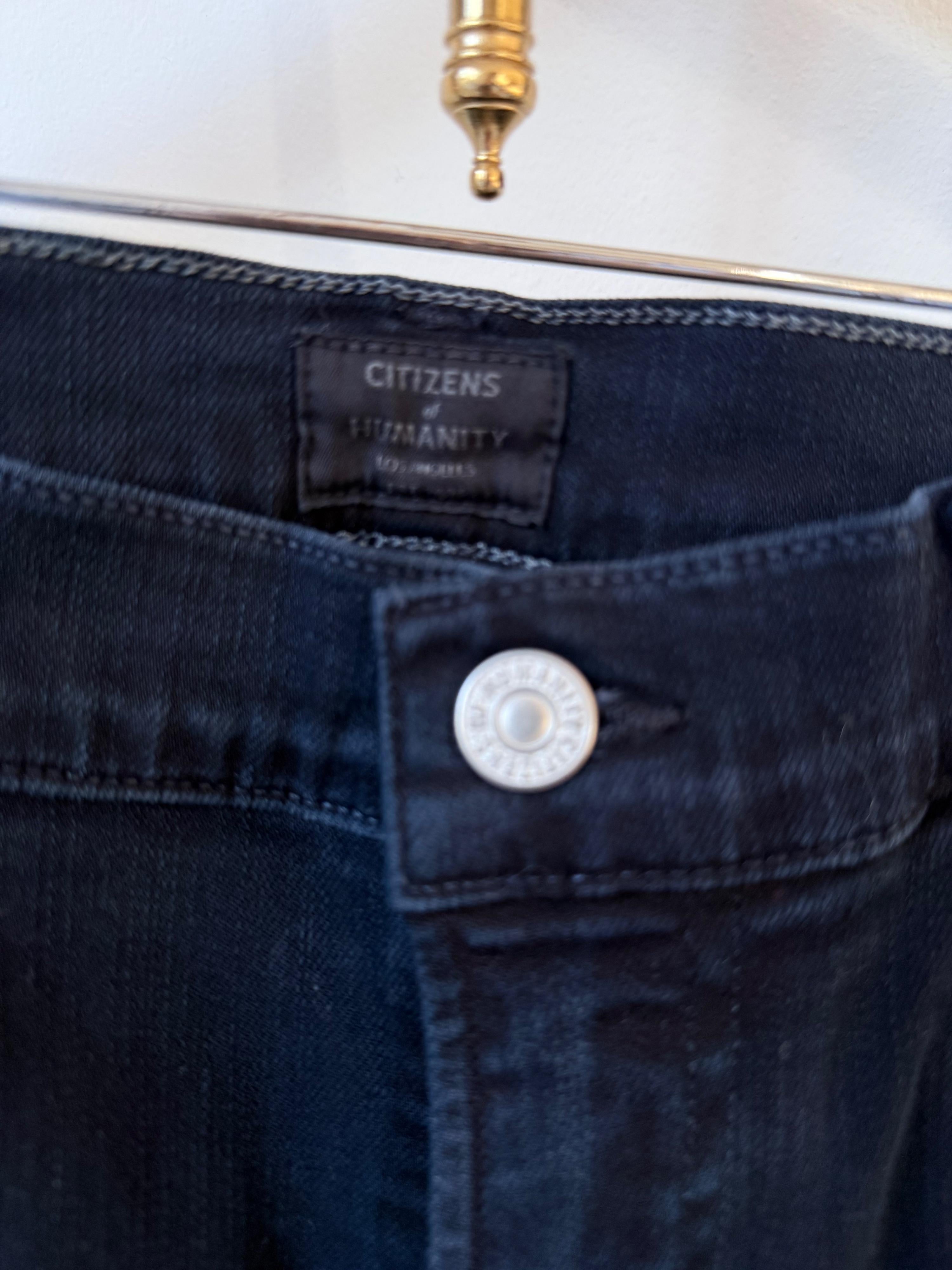 Citizens Of Humanity Black Bowery Standard Slim Jeans