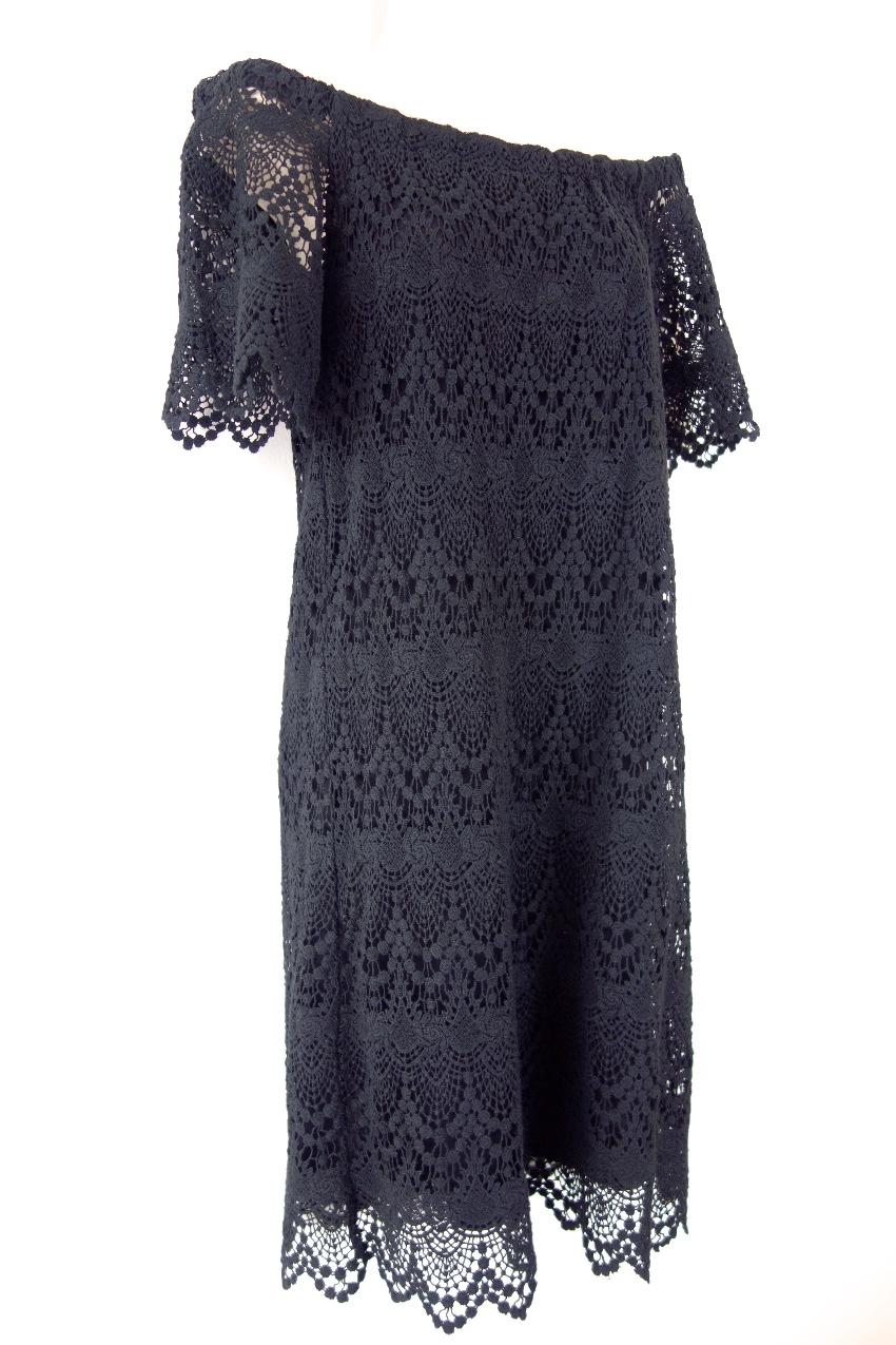 Velvet by Graham & Spencer Gustina Lace Black Dress