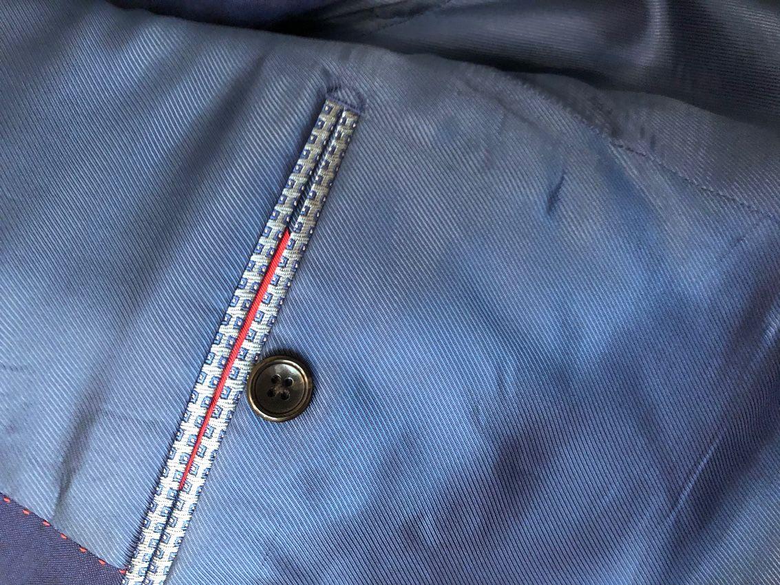 Tommy Hilfiger Blue Mens Single Breasted Suit