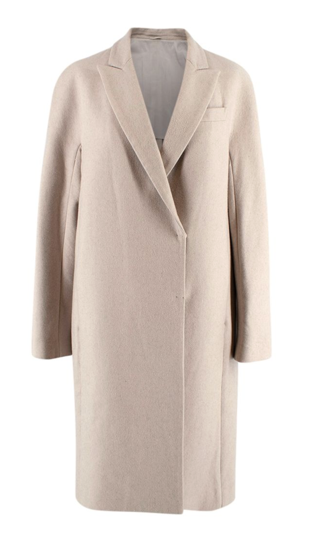 Brunello Cucinelli Beige Cashmere Duster Coat