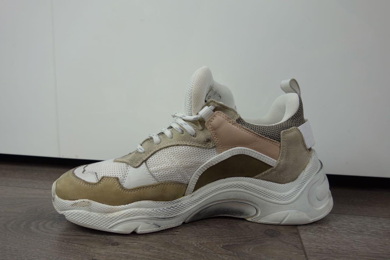 Chunky Mesh & Suede Sneakrs