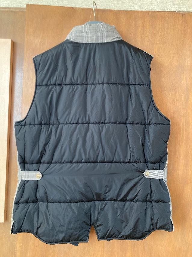 Y3 Yohji Yamamoto Prince of Wales Check Sleeveless Jacket
