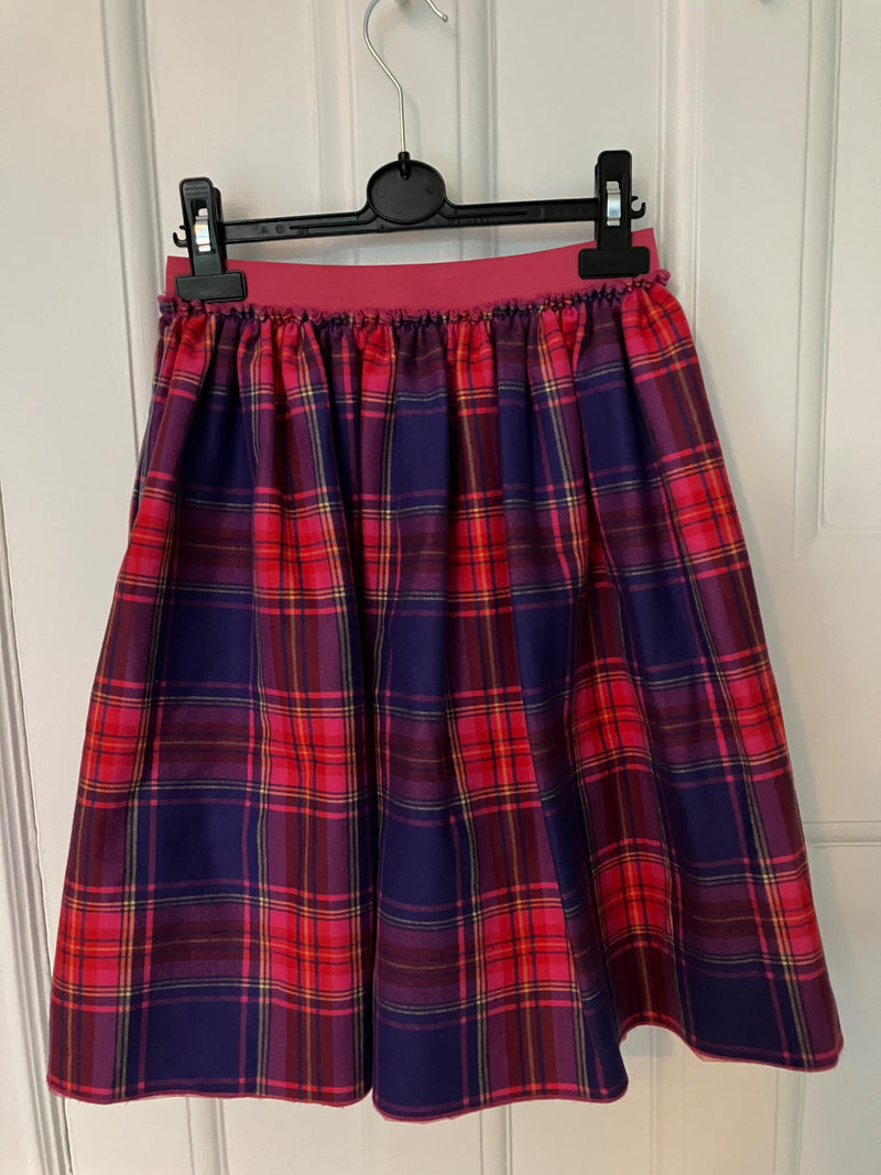 Il Gufo Kids Tartan Mini Skirt