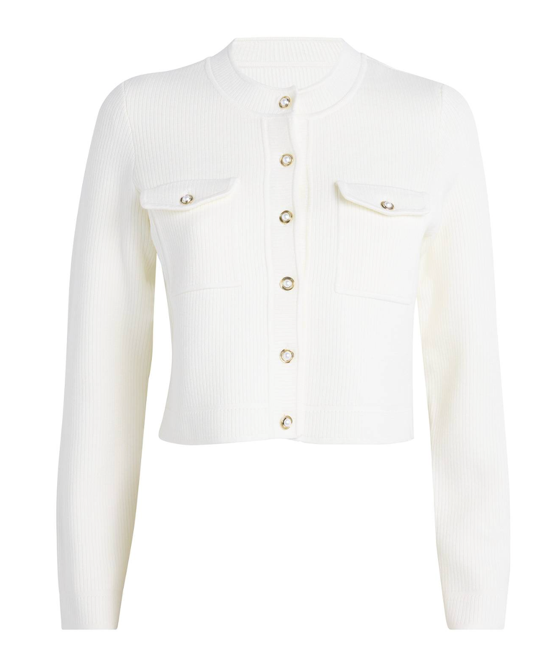 Sandro Embellished Cropped Cardigan
