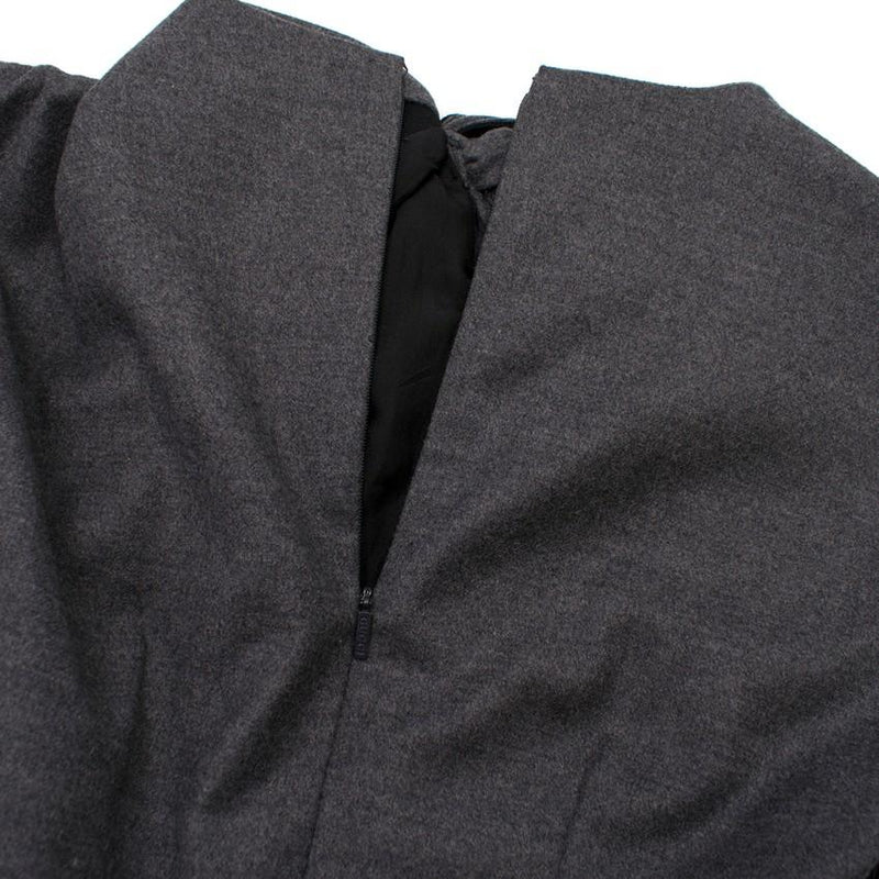 Gucci Grey Wool Tailored Dress