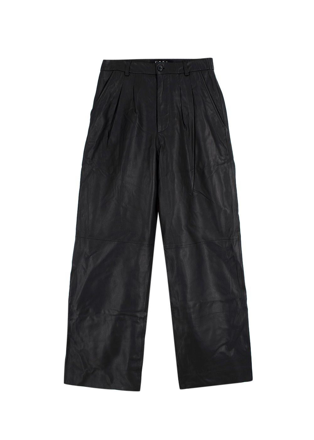 Reformation Veda Cynthia Leather Trousers