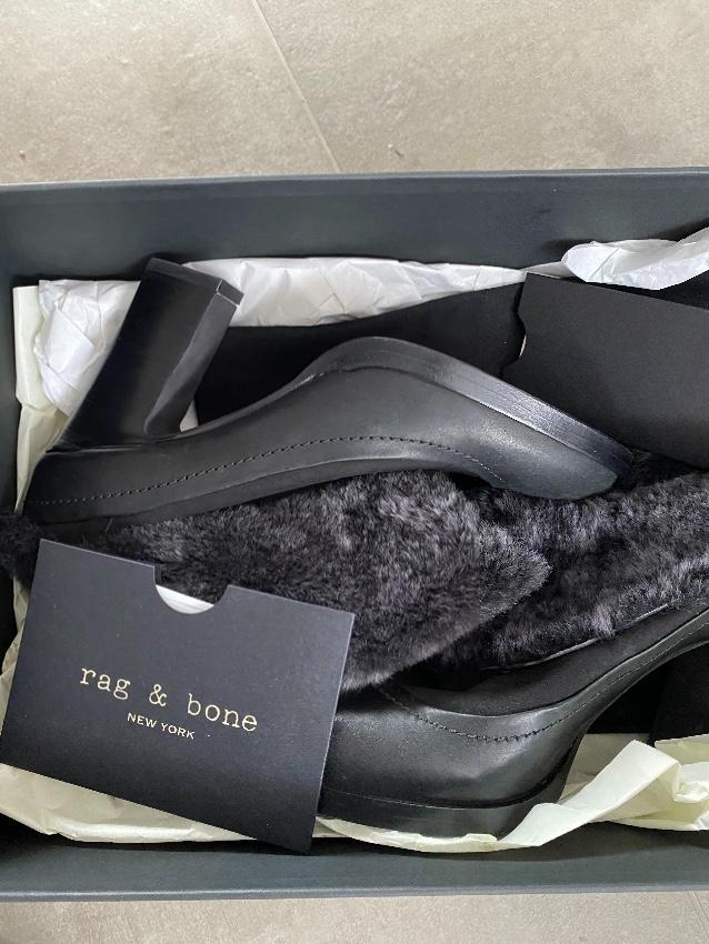 Rag & Bone Shearling Lined Harley Ankle Boot