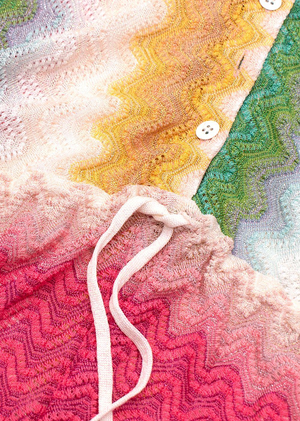 Missoni Multicoloured Sparkly Knit Playsuit