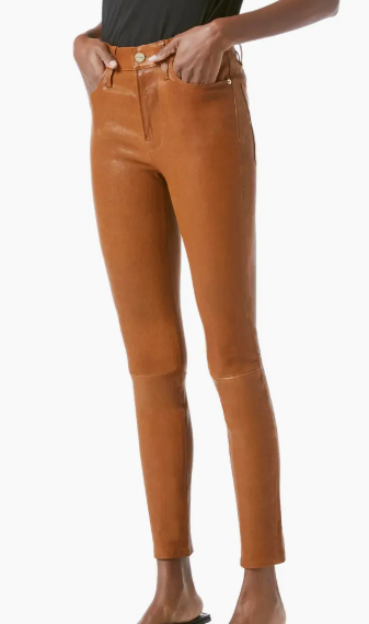 Frame Le High Skinny Leather Jeans