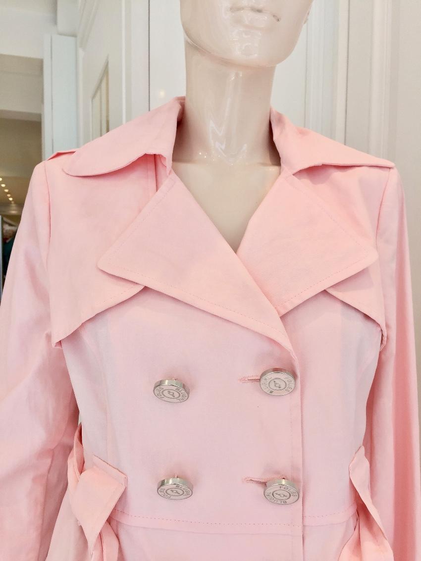 Blumarine Pink Trench Coat