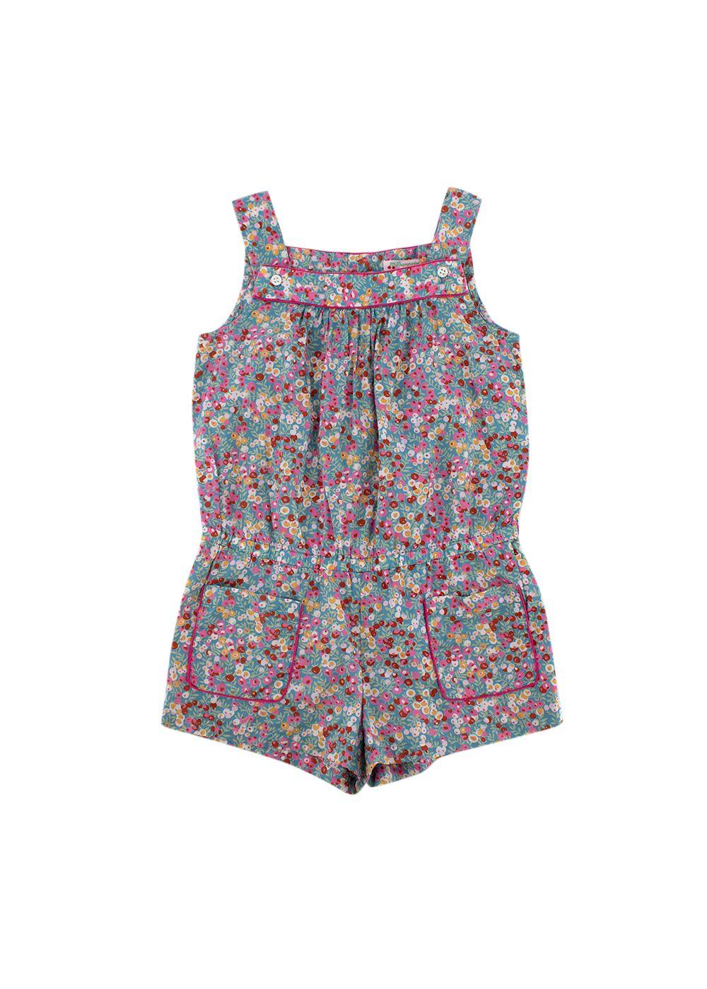 Bonpoint 8Y Multicoloured Floral Playsuit