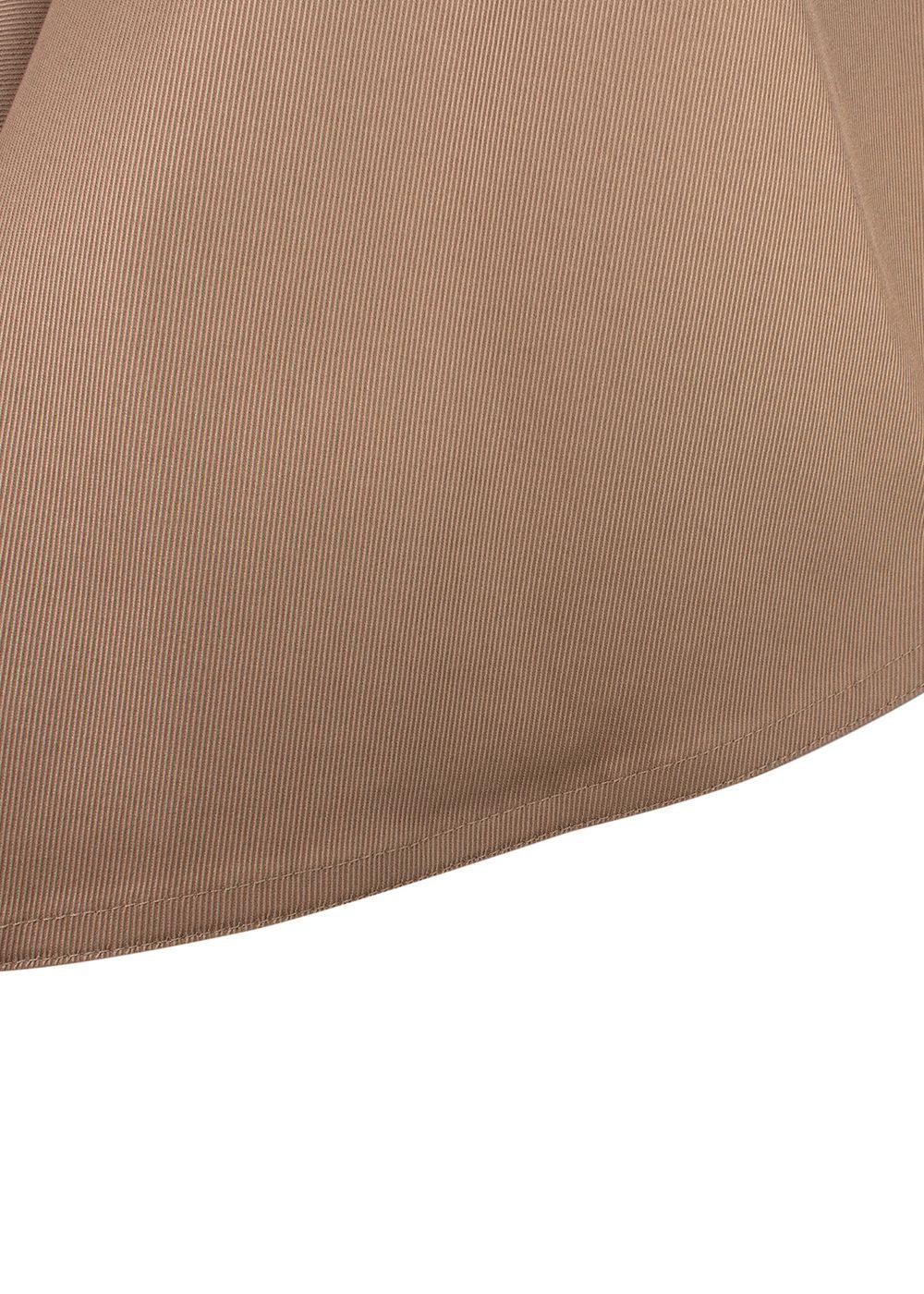 Dior beige cotton twill asymmetric skirt