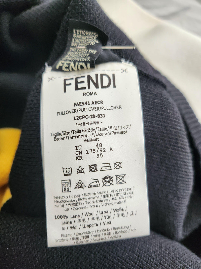 Fendi Long Sleeved Wool Top