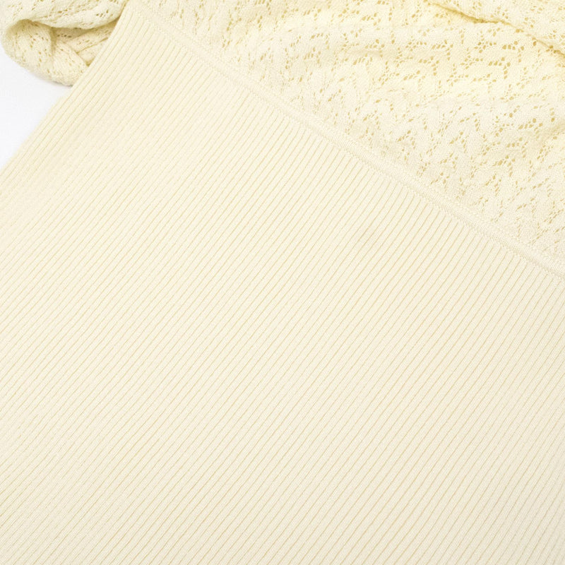 Catherine Malandrino Cream Fine Crochet Jumper