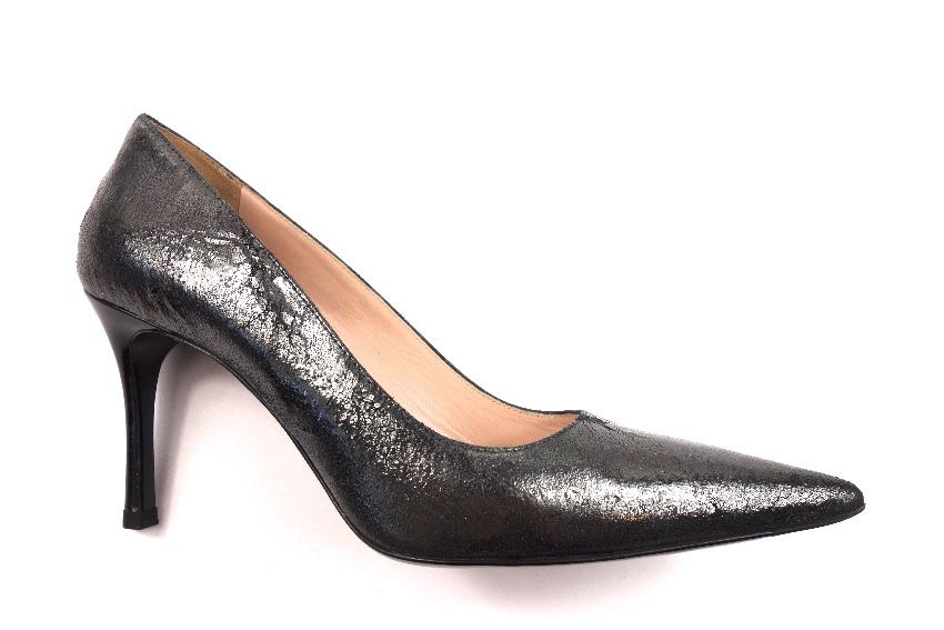 Miu Miu Pewter Metallic High Heel Pumps