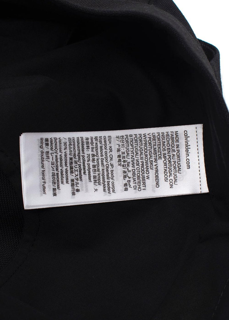 Calvin Klein Black Slim Tapered Trousers