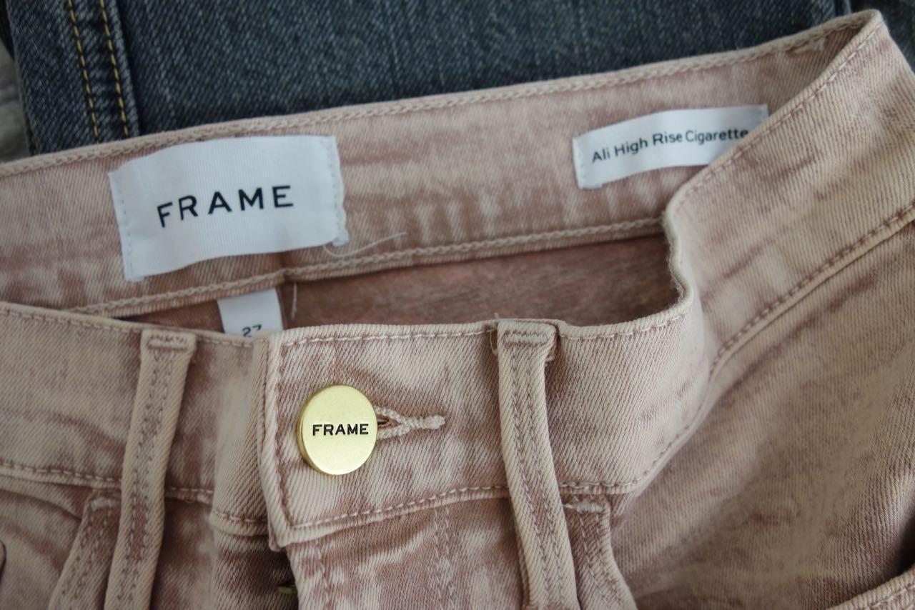 Ali High Rise Blush Cigarette Jeans