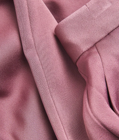 Alex Perry  Satin Crepe Wide-Leg Trousers