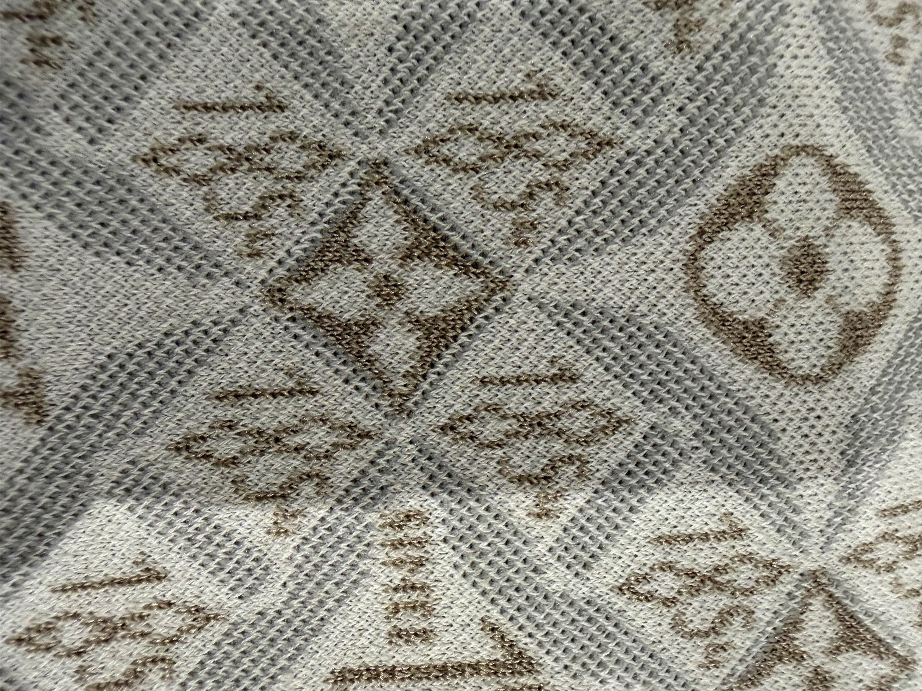 Louis Vuitton White and Blue Cardigan
