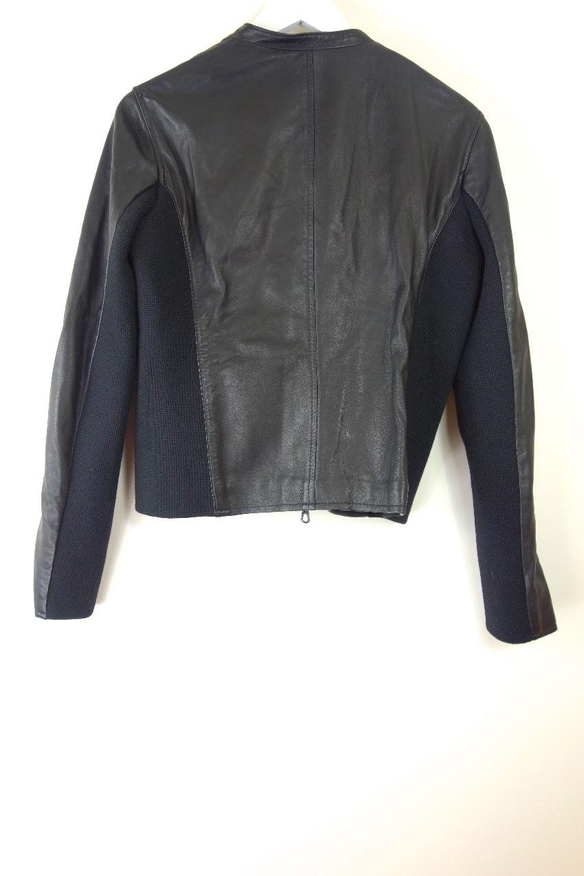 Lot78 Lightweight Asymmetric Leather Jacket