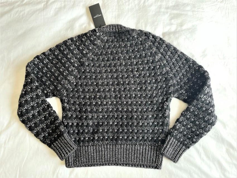 Saint Laurent Lurex Knit Mohair Wool Blend Jumper