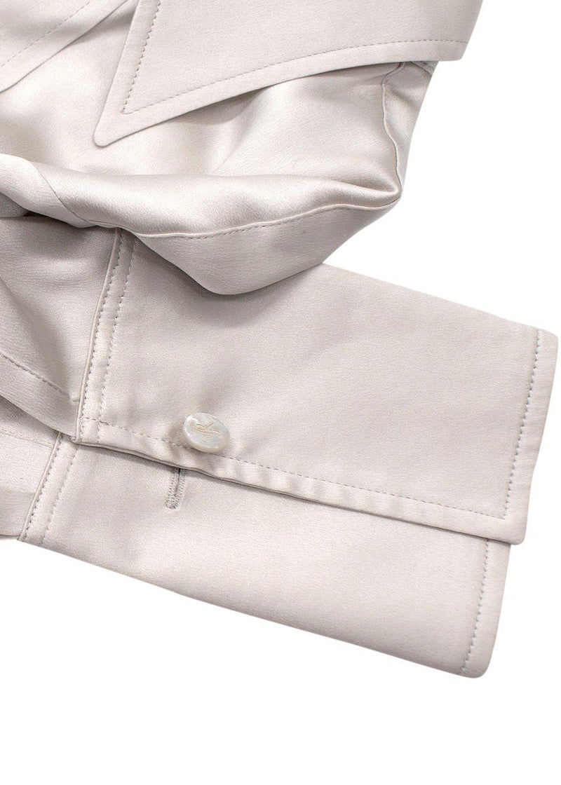 Ralph Lauren Collection  Grey Silk Blend Shirt
